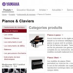catalogue instruments de musique yamaha